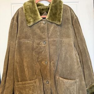 Dennis Basso Suede Coat